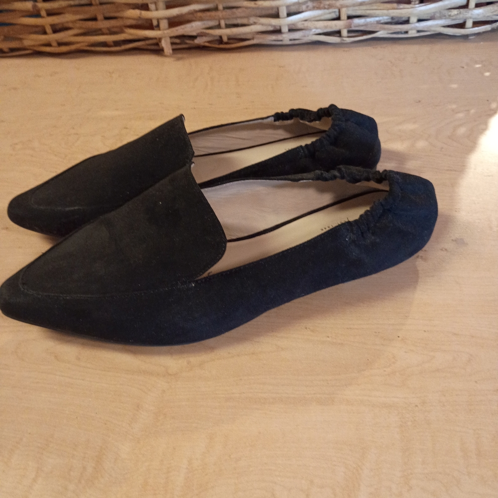 Cato Black Suede Loafers